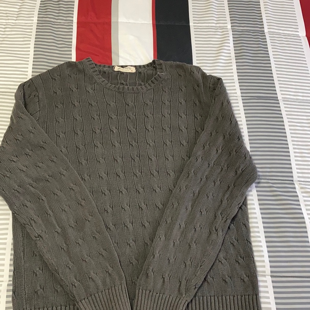 Cable knit sweater
